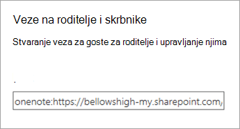 Hiperveza na veze roditelja i skrbnika u upravljanju bilježnicama.