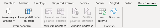 Uključivanje dodatka Data Streamer | Microsoft Support