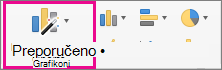 Excel for Mac Recommended Charts Ribbon Command
