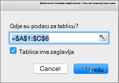 On the Insert tab, select Insert table