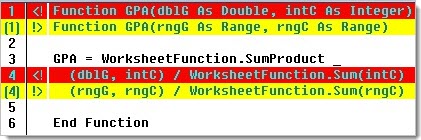 File compare showing line by line differences