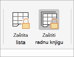 Istaknuta zaštita radne knjige u sustavu MacOS