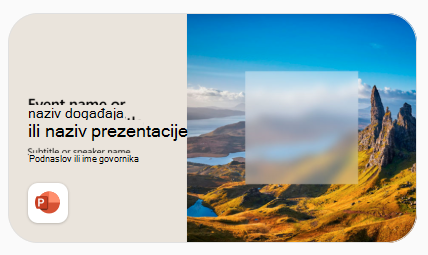 Primjer predloška programa PowerPoint