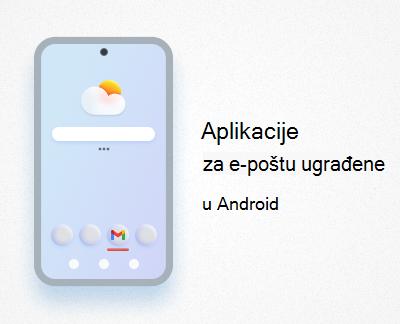 Ugrađene aplikacije za e-poštu u sustavu Android