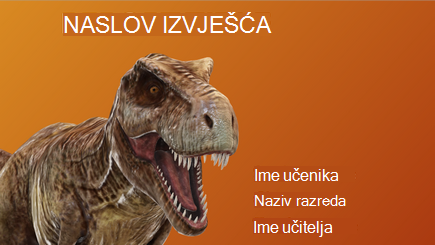 Konceptualna slika 3D školskog izvješća