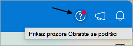 Obraćanje službi za podršku putem programa Outlook snimka zaslona pet