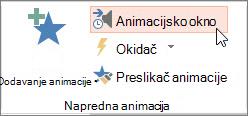 Otvaranje animacijskog okna