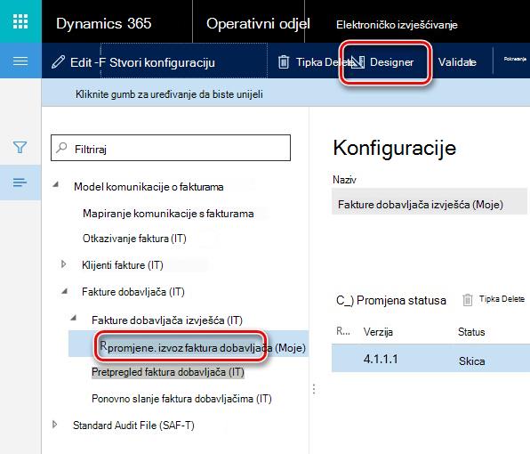 Na ovoj je slici prikazano kako preuzeti i postaviti GER konfiguracije.