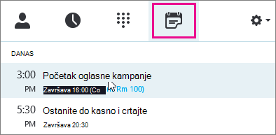 Kartica Sastanak sa sastancima
