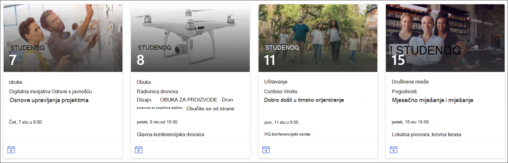 web-dio događaja