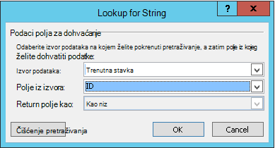 Umetanje hiperveze za stavku popisa 3