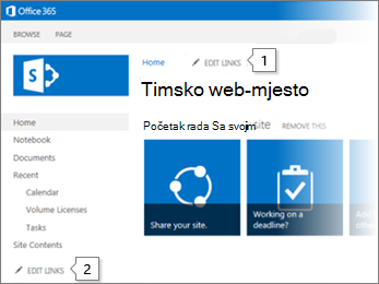Uređivanje veza
