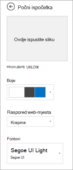 Prilagodba odabrane teme