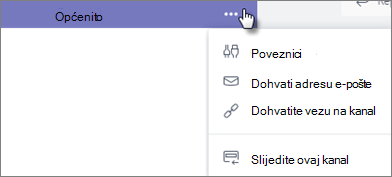 Dijaloški okvir poveznika za vijesti