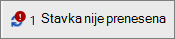 Status field showing false upload