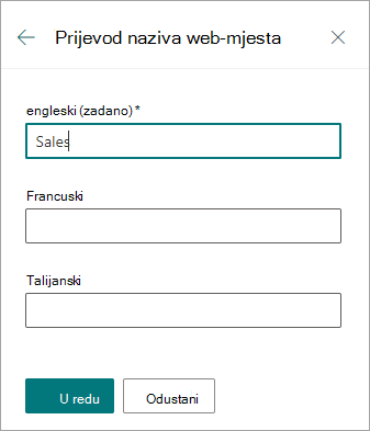 Prijevod naziva web-mjesta
