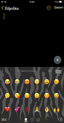 Pretraživanje emotikona iOS – 2