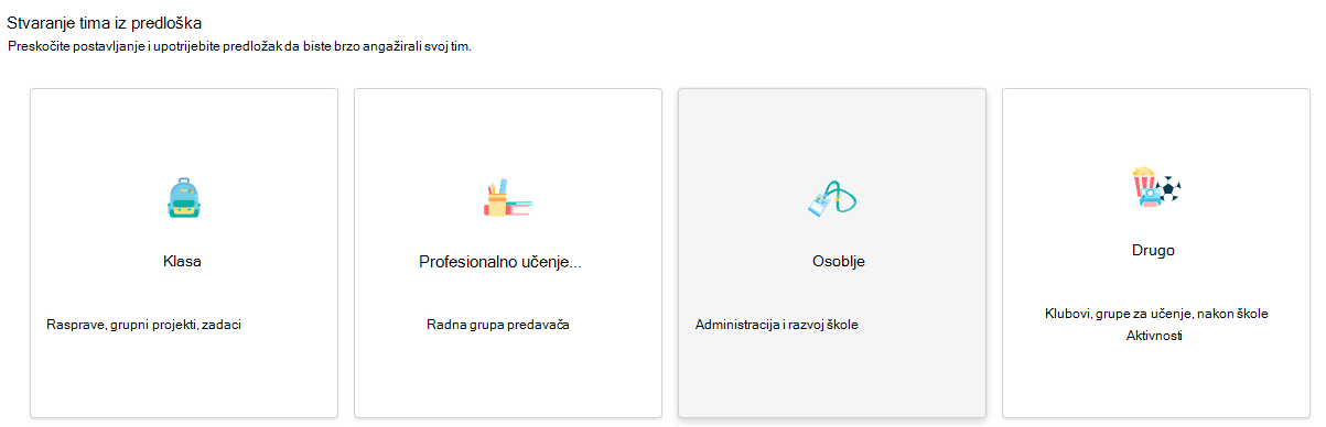 Odaberite osoblje