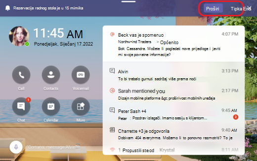 Završavanje ili produljenje sesije