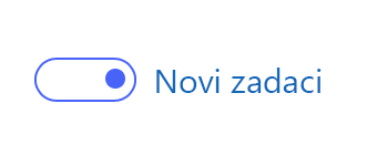 Novi prekidač za prebacivanje Zadaci