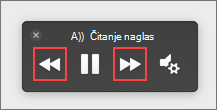 Odabir prethodnog ili sljedećeg