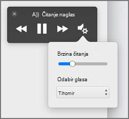 Promjena brzine čitanja