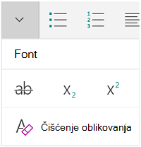 Izbornik fontova