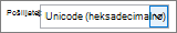 Vrsta znaka Unicode