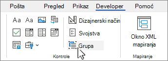 Group control button