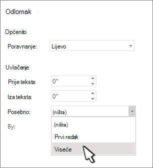 Selecting Viseće uvlake