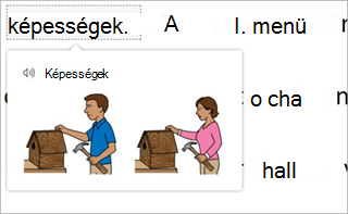 Képernyőkép a képről és a kiemelt szövegről.