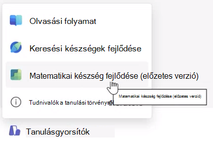 Matematikai fejlődés