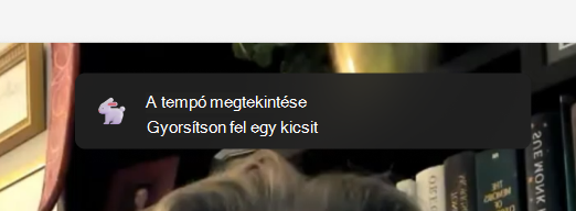 Képernyőkép a tempóról.