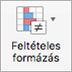 Feltételes formázás gomb