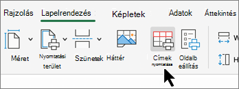 Print titles button screen shot