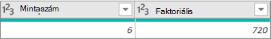 Adding a column to to get the factorial of a number