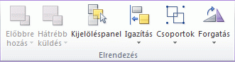 Az Excel menüszalagja