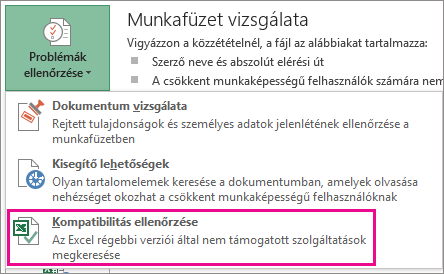 Kompatibilitás ellenőrzése