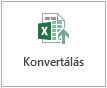 Konvertálás gomb.