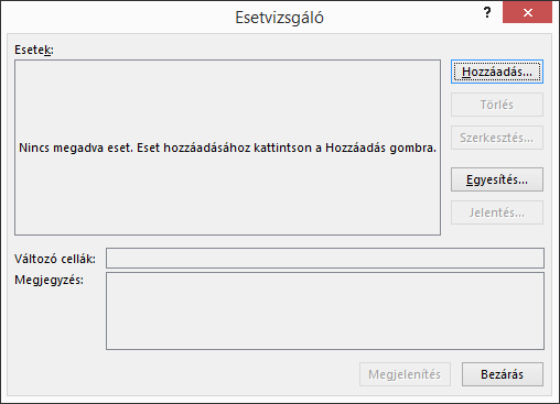 Esetvizsgáló varázsló