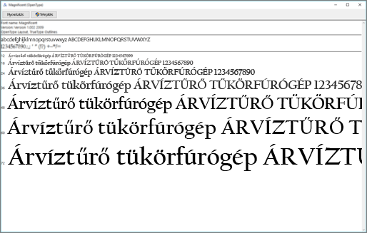 A Windows Font Previewerrel megtekintheti és telepítheti a betűtípusokat Windows rendszerű számítógépére