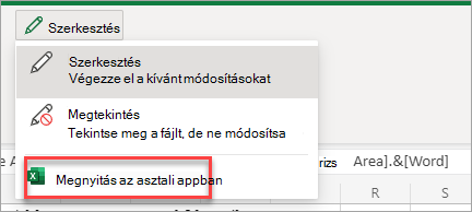 Megnyitja az alkalmazást az asztalon