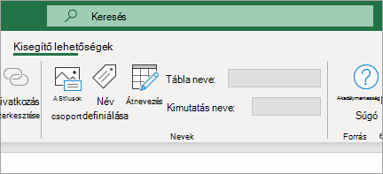Akadálymentességi menüszalag megjelenítése