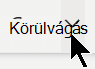 A Körülvágás lehetőség a Kép lapon.