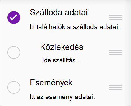 Jelölje ki a másik szakaszba áthelyezni vagy másolni kívánt lapot