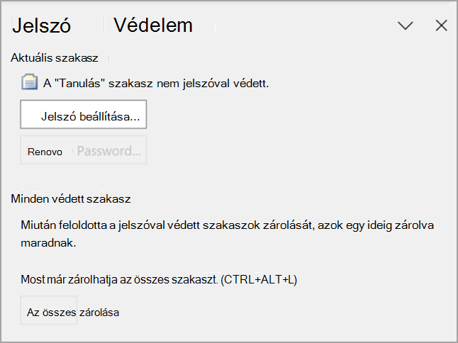 Jelszóvédelem képernyőkép két three.pngverzió 