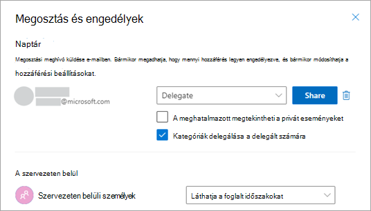 Jelölje be a kategóriák kezelésének meghatalmazottja jelölőnégyzetét