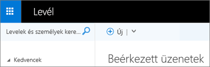 Így néz ki az Outlook Web App menüszalagja