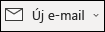 Az új e-mail menü elemei
