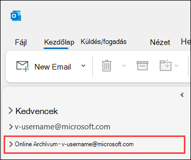 Postaláda kijelölése munkaablak